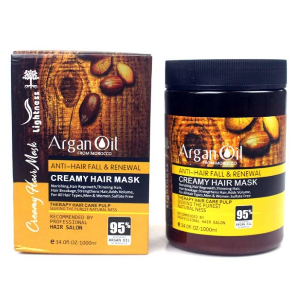ماسک مو لایت نس مدل Argan oil حجم 1000 میلی لیتر