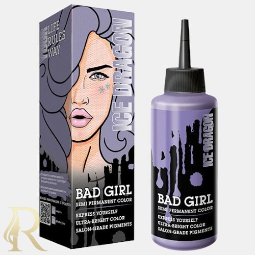 رنگ مو فانتزی بد گرل (BAD GIRL) رنگ ICE Dragon