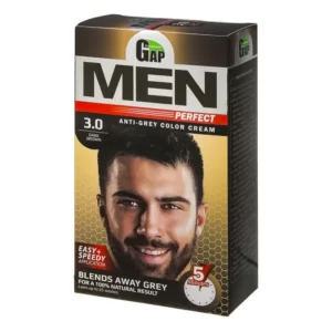 کیت رنگ مو مردانه گپ شماره 3.0  قهوه ای تیره