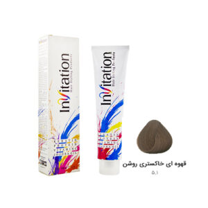 رنگ مو اینویتیشن شماره ۵.۱ رنگ خاکستری روشن