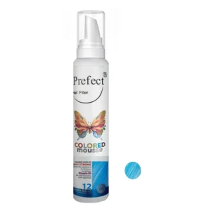 موس مو رنگی فانتزی آبی لاجوردی پرفکت شماره 12 Prefect HairFiller Colored mousse 150ml