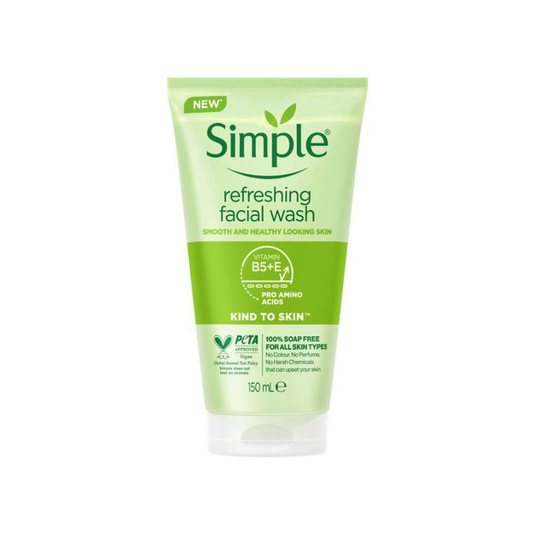 ژل شوینده صورت سیمپل مدل رفرشینگ refreshing حجم 150 میل
